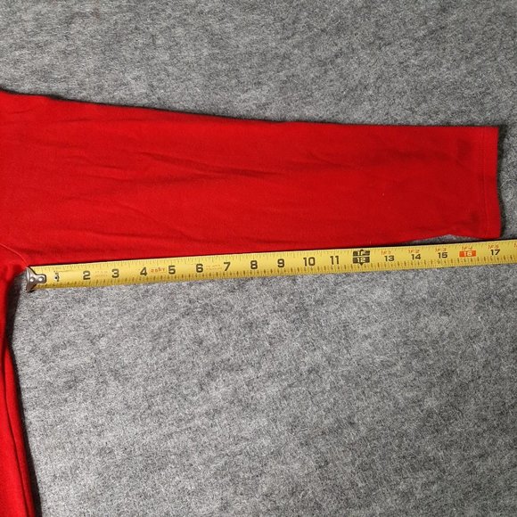 Charter Club Womens XL Long Sleeve T Shirt 100% Pima Cotton Soft Solid Red - Picture 9 of 10